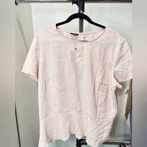 Pink Textured Women's Top